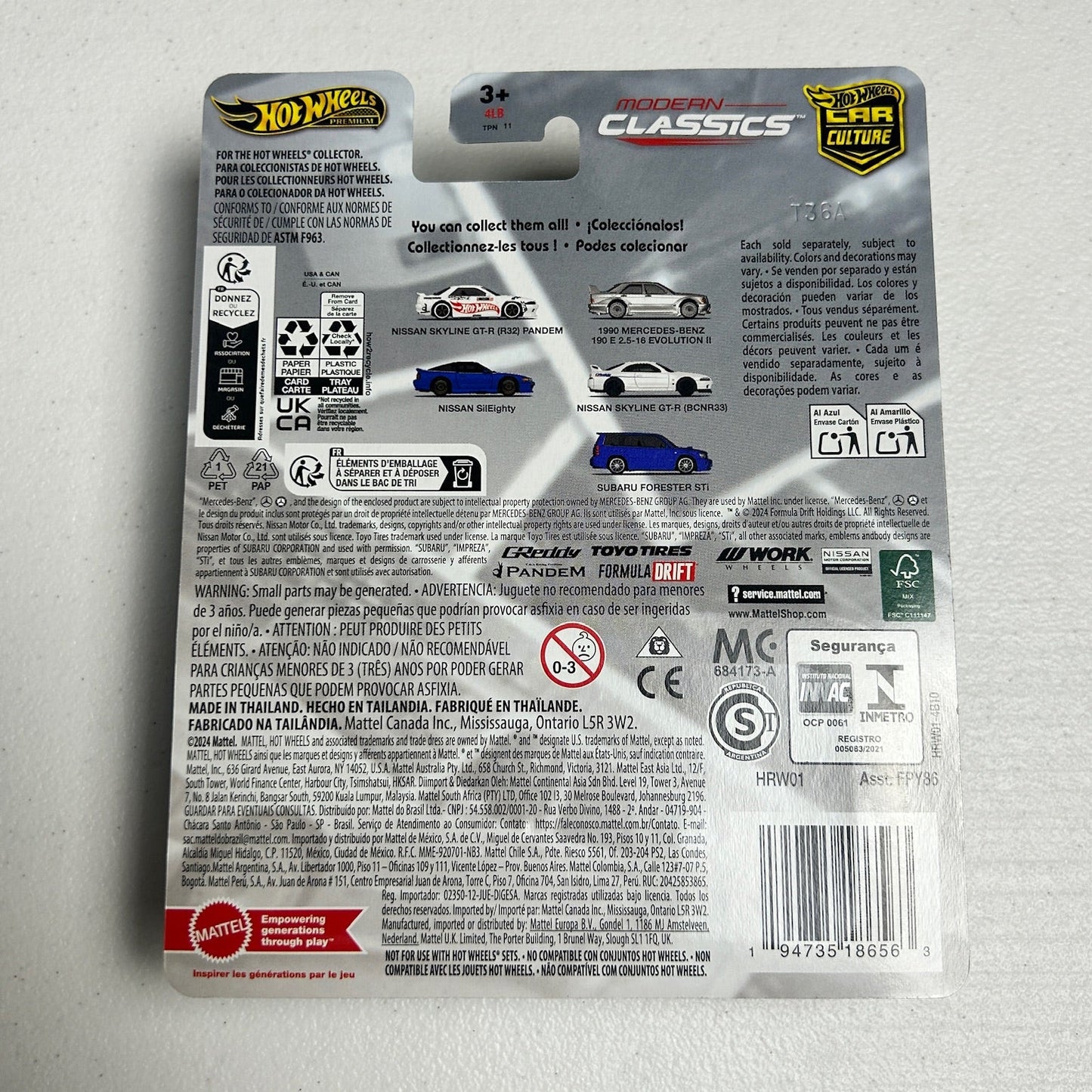 Hot Wheels Car Culture Modern Classics Skyline R32 Pandem 0/5 Chase