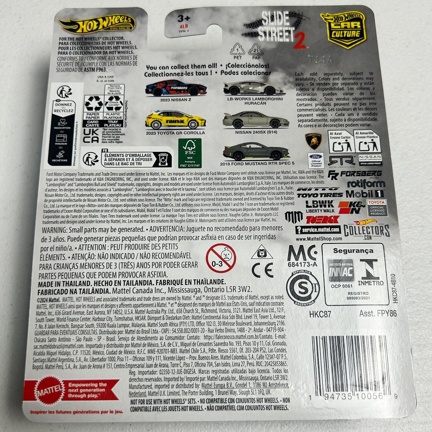 Hot Wheels Car Culture Slide Street 2 Toyota Corolla 0/5 Chase