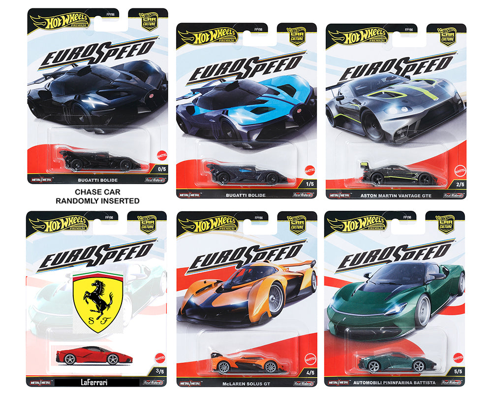 Hot Wheels 1:64 Car Culture 2025 Case L - Euro Speed - Sealed Case