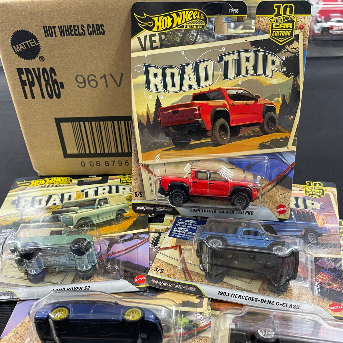 Hot Wheels 1:64 Car Culture 2026 Road Trip Case V Sealed Case of 10