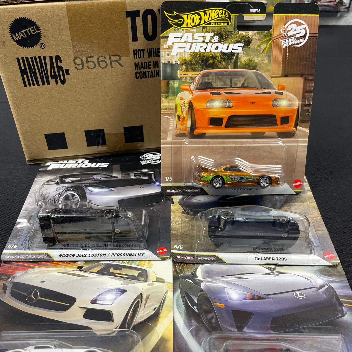 Hot Wheels 1:64 Fast & Furious 25th Anniversary HNW46-956R Set of 10