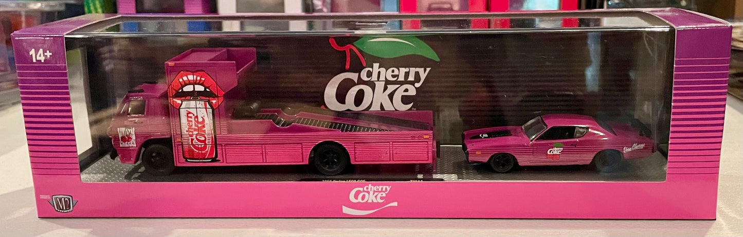 M2 1:64 Dodge Charger Cherry Coke Hauler