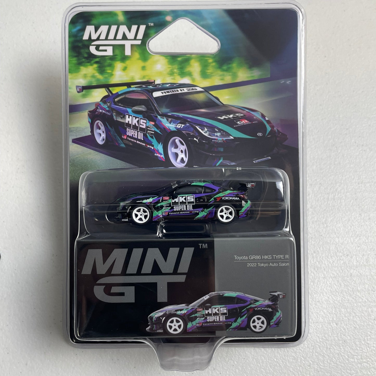 Mini GT 1:64 Toyota GR86 HKS Type R 2022 Tokyo Auto Salon