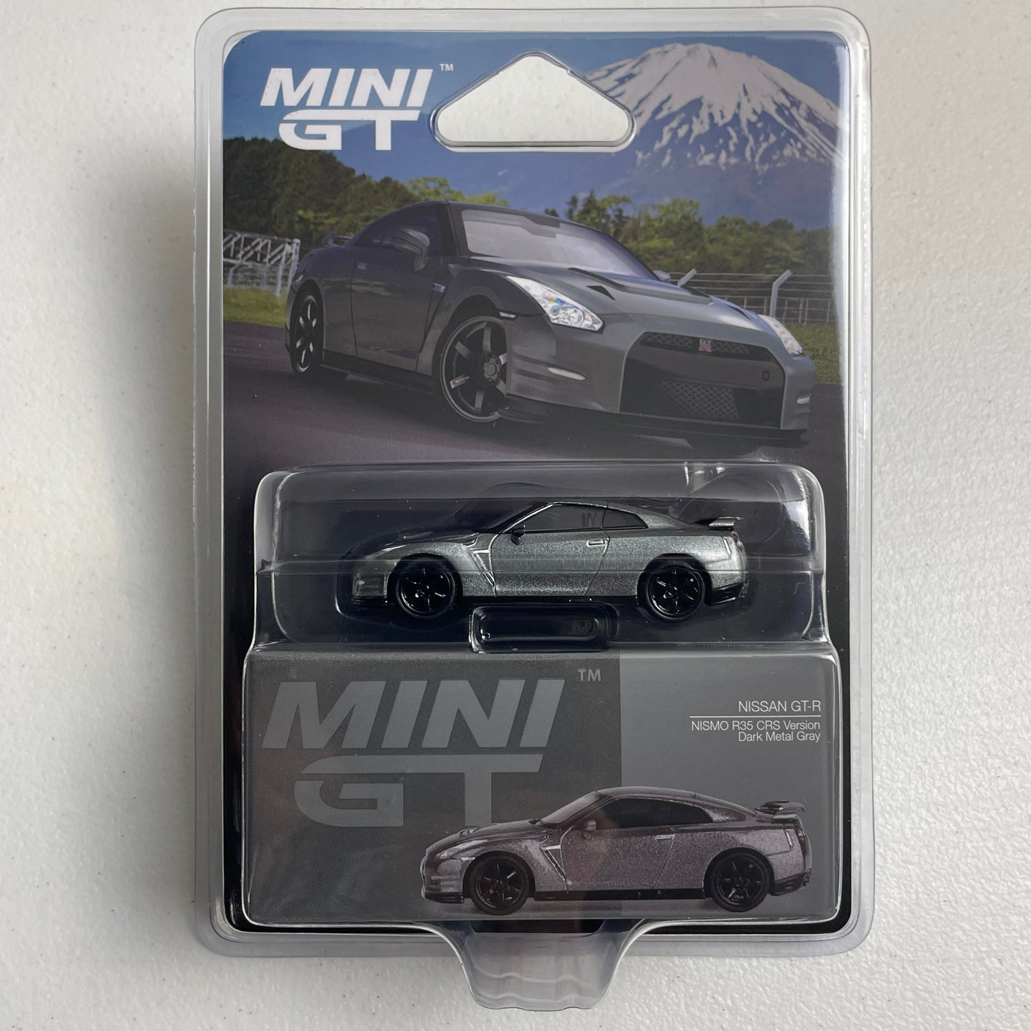 Mini GT 1:64 Nissan GTR Nismo R35 Dark Metal Grey