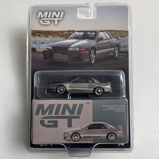 Mini GT 1:64 Nissan Skyline GT-R R32 Veilside Grey