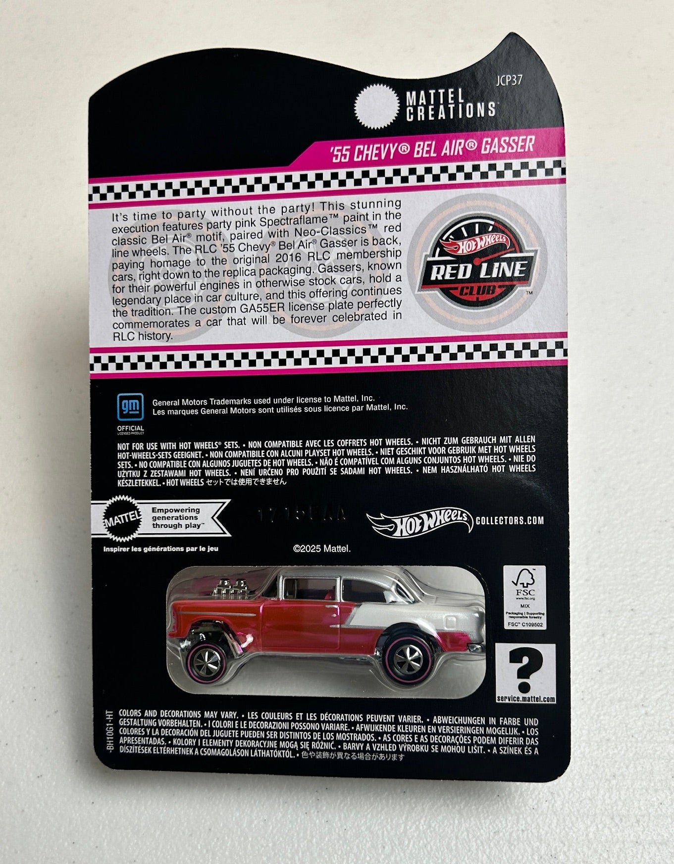 Hot Wheels 1:64 RLC Club Exclusive - '55 Chevy Bel-Air Gasser