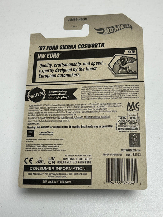 Hot Wheels 1:64 '87 Ford Sierra Cosworth Super TH