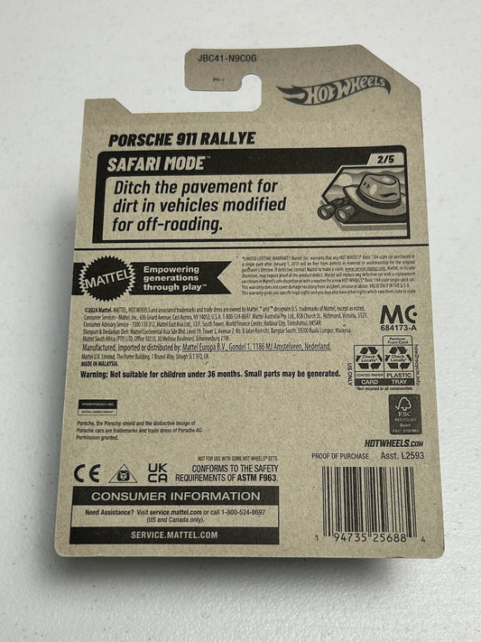 Hot Wheels 1:64 Porsche 911 Rallye Super TH