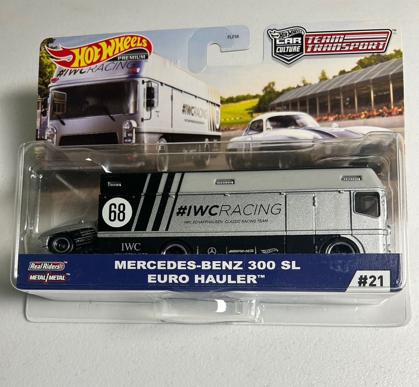 Hot Wheels 1:64 Team Transport #21 Mercedes-Benz 300 SL/Suro Hauler