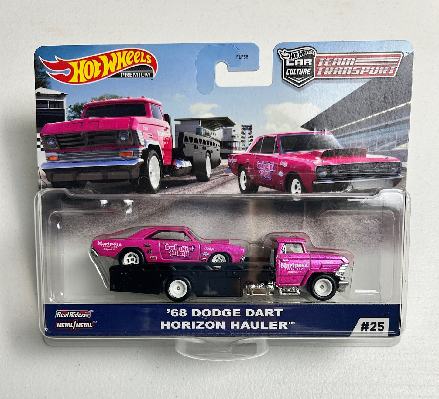 Hot Wheels 1:64 Team Transport #25 '68 Dodge Dart/Horizon Hauler