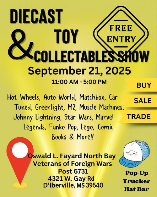 2nd Annual South Mississippi Toy & Diecast Collectables Show