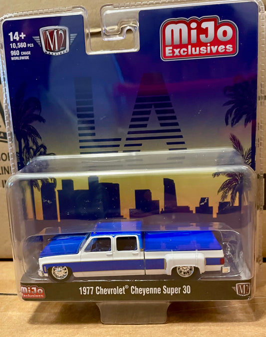 M2 1:64 Chevy 1977 Cheyenne Super 30 Custom LA Mijo Exclusive