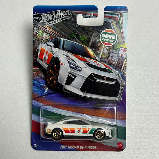 Hot Wheels 1:64 7-Eleven Exclusive 2017 Nissan GT-R (R35)