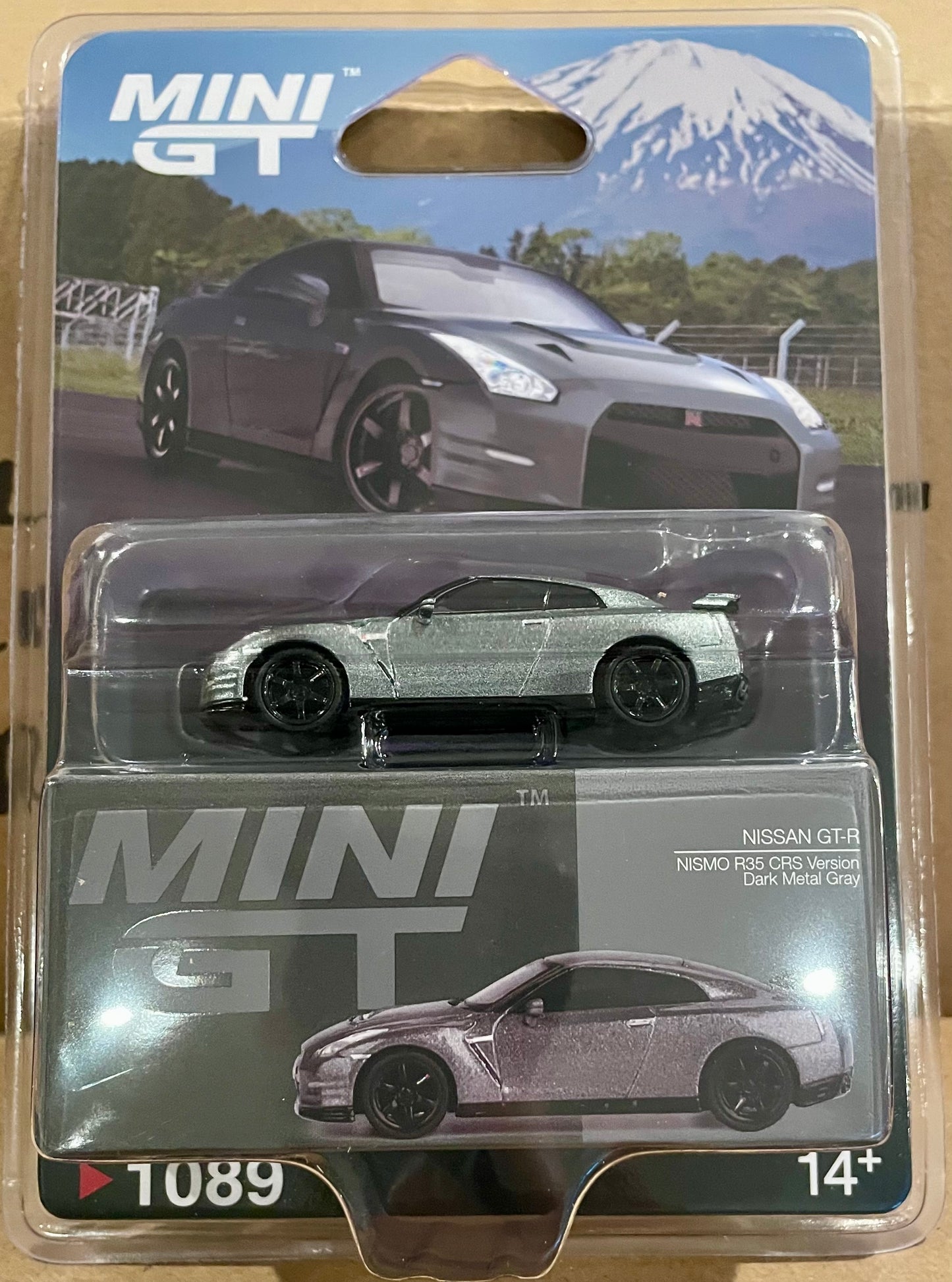 Mini GT 1:64 Nissan GT-R 2013 NISMO R35 CRS Dark Metal Gray #1089