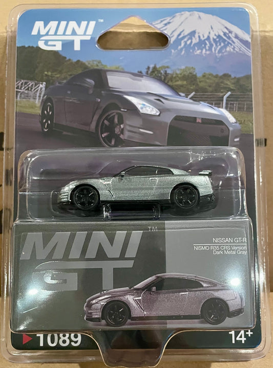 Mini GT 1:64 Nissan GT-R 2013 NISMO R35 CRS Dark Metal Gray #1089