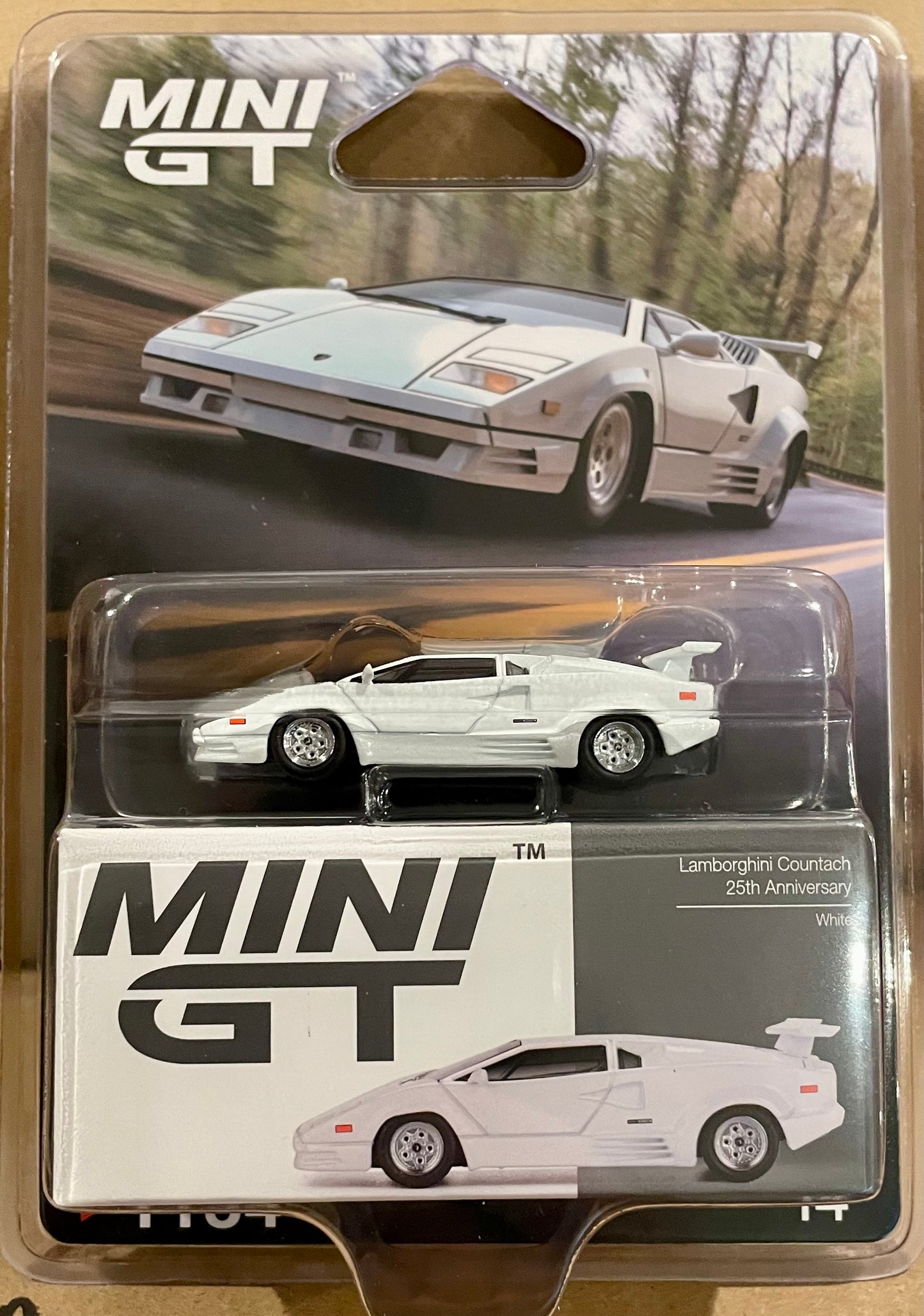 Mini GT 1:64 Lamborghini Countach 25th Anniversary WH #1134