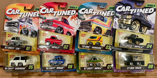 MGA CarTuned 1:64 Premier Series 9 Mainline - Set of 8
