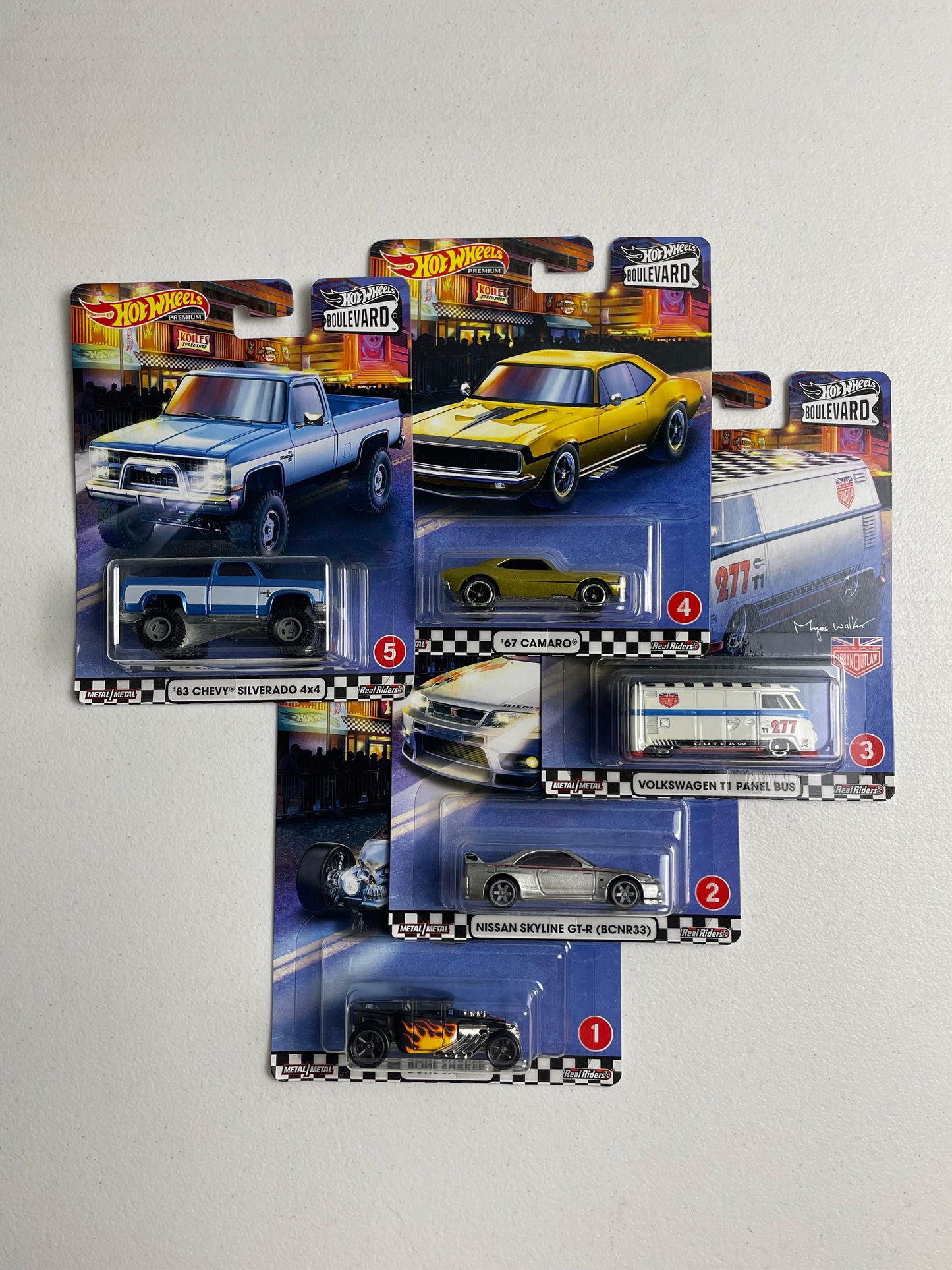 Hot Wheels 1:64 Boulevard #1 - 5