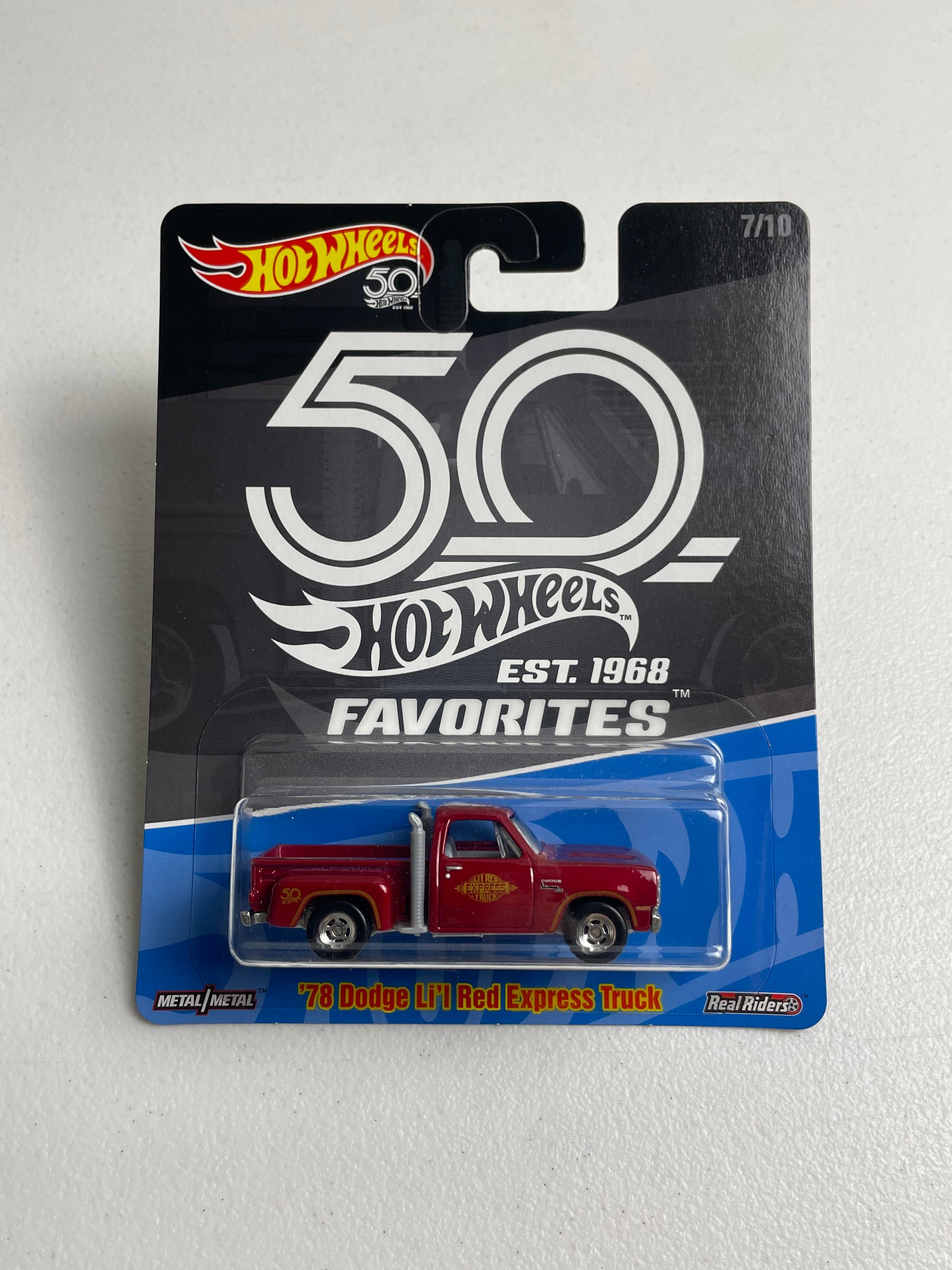 Hot Wheels 1:64 Car Culture 50th Anniversary Favorites Set of 10
