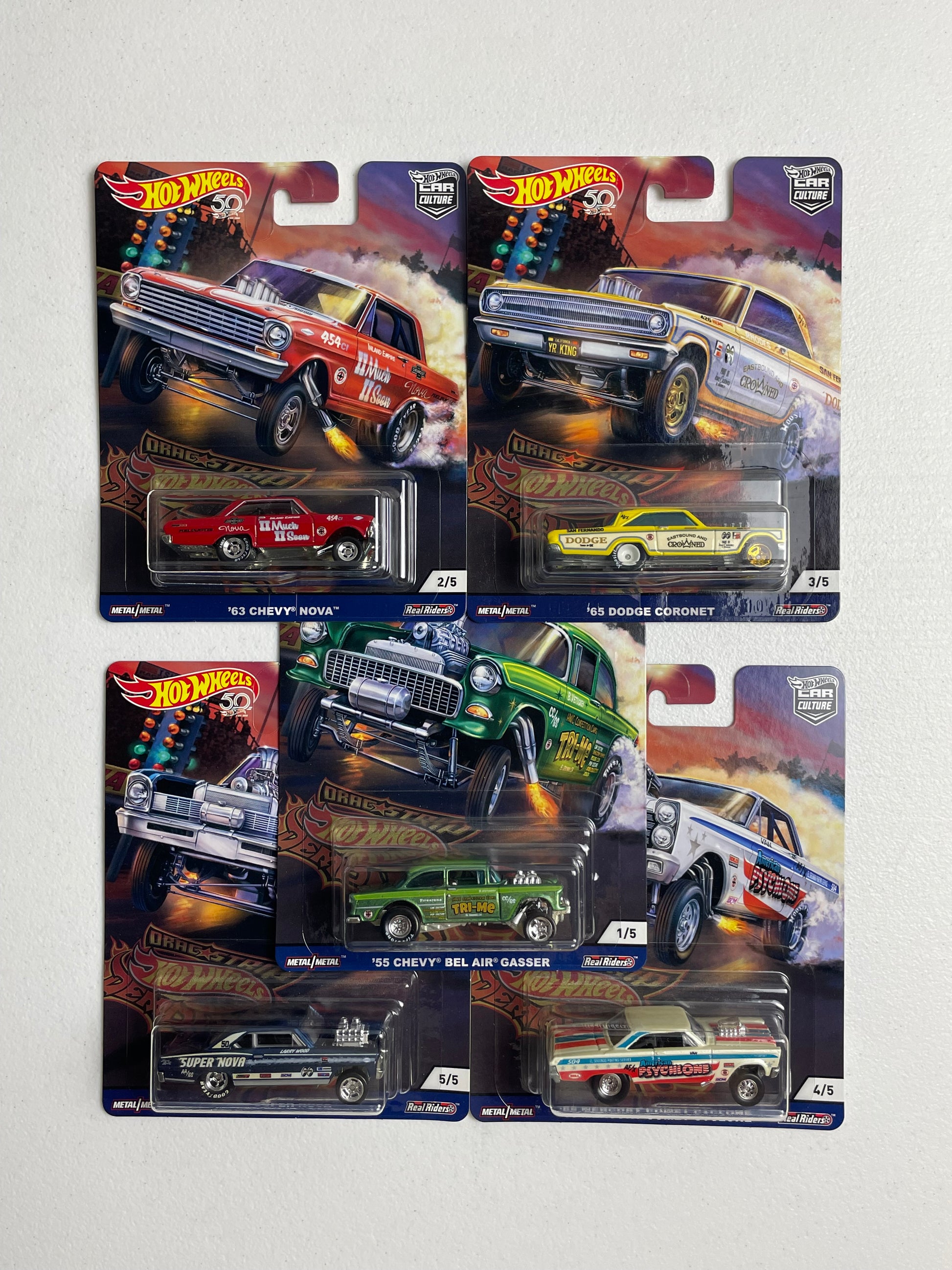Hot Wheels 1:64 Car Culture Drag Strip Demons
