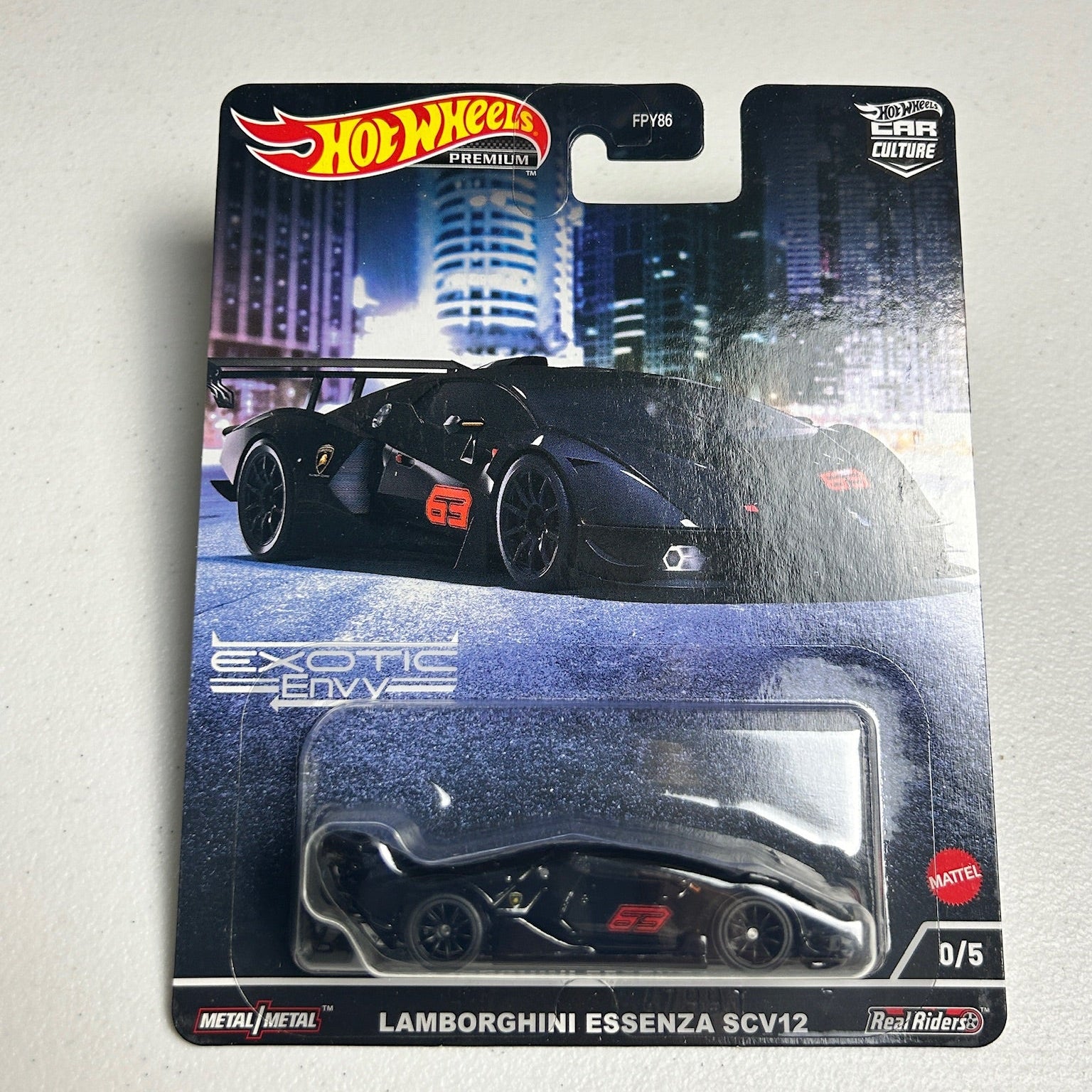 Hot Wheels Car Culture Exotic Envy Lamborghini Essenza 0/5 Chase