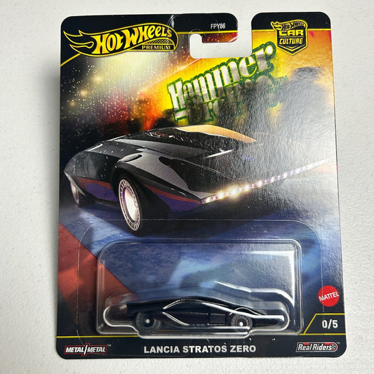 Hot Wheels Car Culture Hammer Drop Lancia Stratos Zero 0/5 Chase