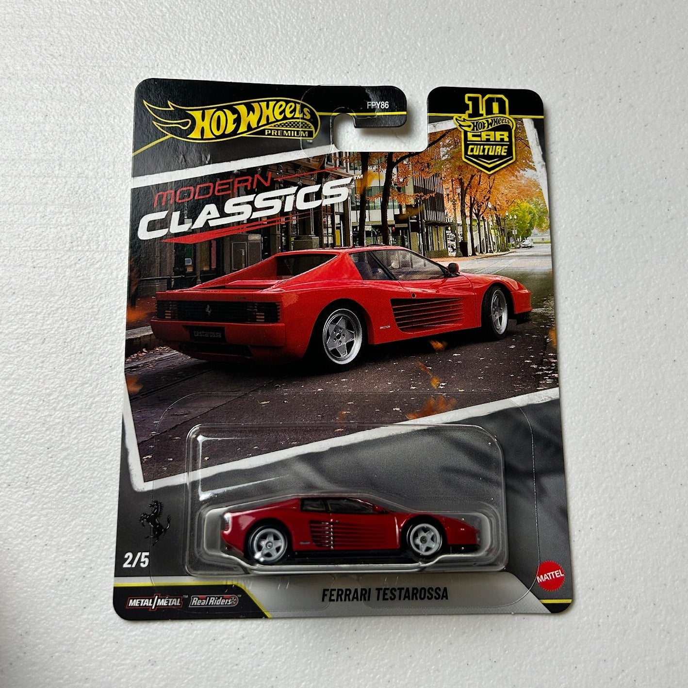 Hot Wheels 1:64 Car Culture 2026 Modern Classics Ferrari Testarossa