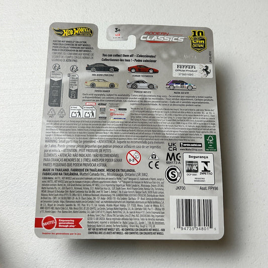 Hot Wheels 1:64 Car Culture 2026 Modern Classics Ferrari Testarossa