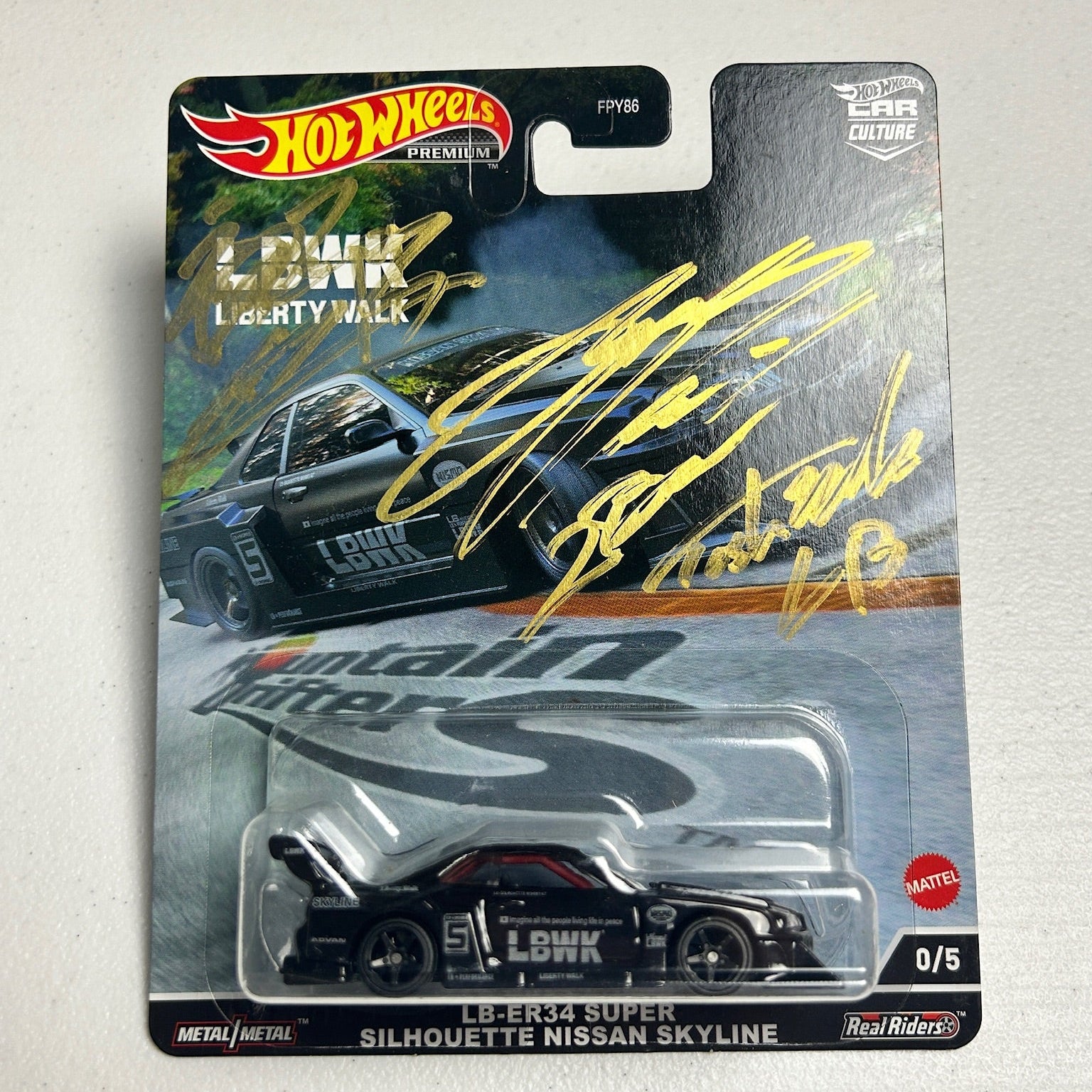 Hot Wheels Car Culture Mountain Drifters Skyline R34 0/5 Chase