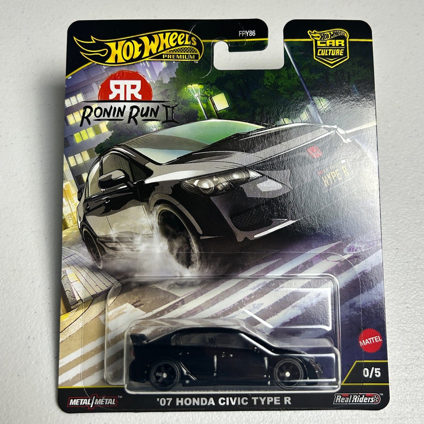 Hot Wheels Car Culture Ronin Run II Honda Civic Type R 0/5 Chase