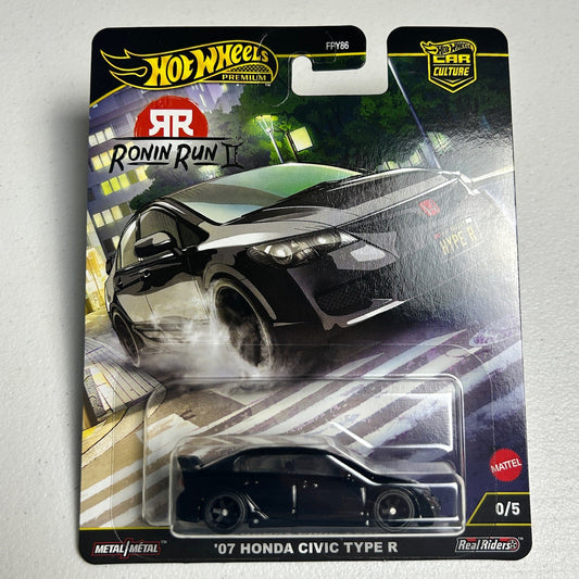 Hot Wheels Car Culture Ronin Run II Honda Civic Type R 0/5 Chase