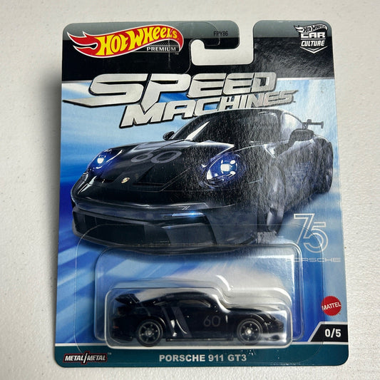 Hot Wheels Car Culture Speed Machine Porsche 911 GT3 0/5 Chase