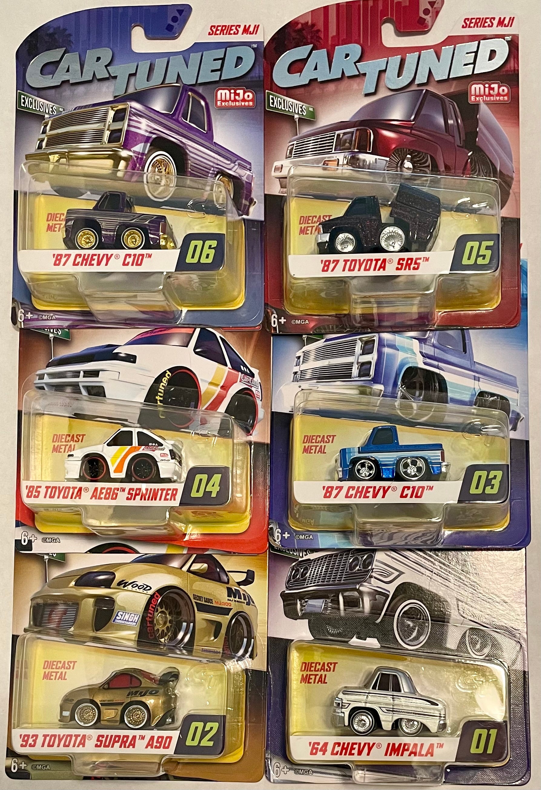 CarTuned 1:64 Mijo Exclusive Series 1 Set of 6