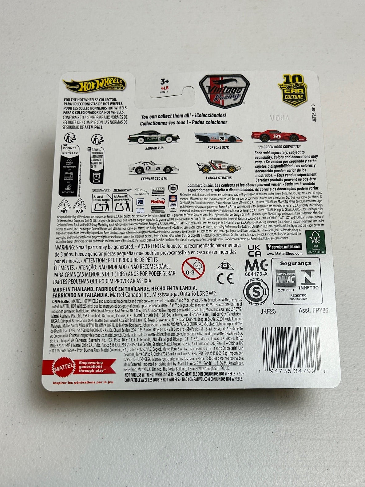 Hot Wheels 1:64 Car Culture Vintage Racing Nissan Skyline GT-R (BNR32) Chase