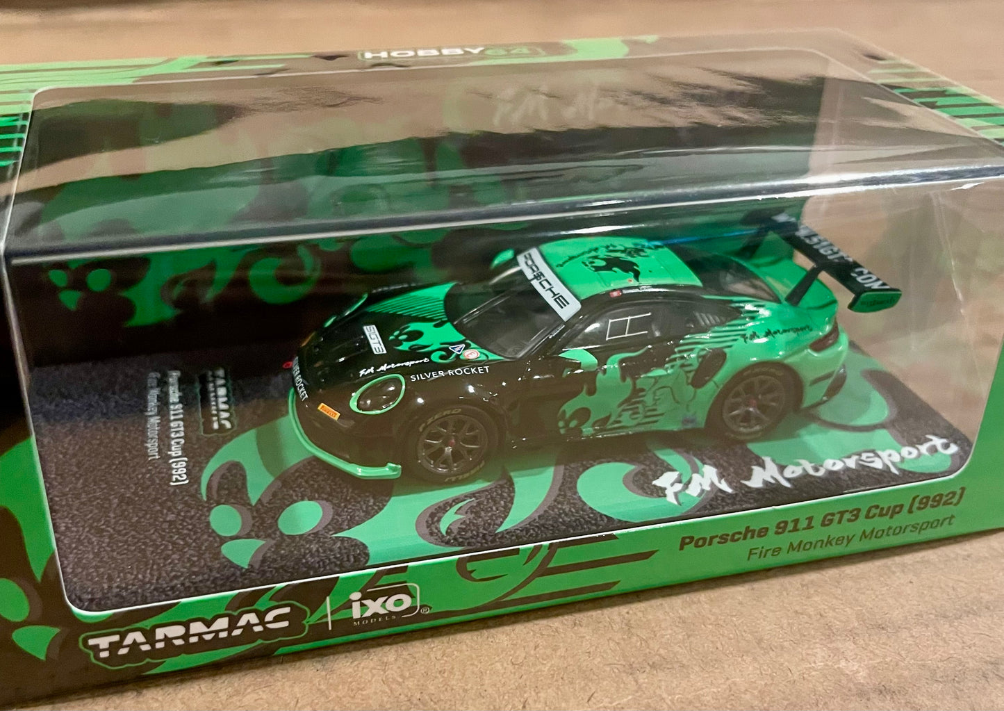 Tarmac 1:64 Porsche 911 GT3 Cup (992) Fire Monkey Motorsport