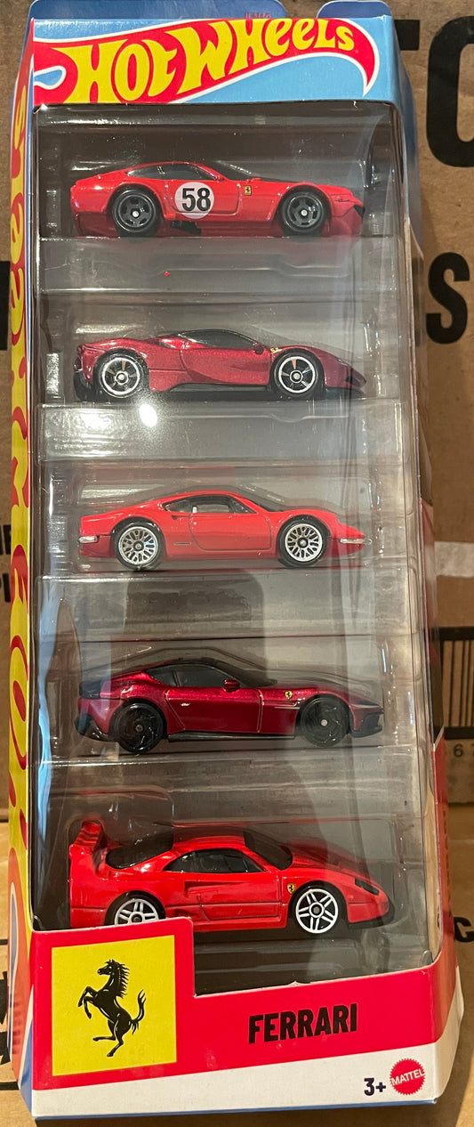 Hot Wheels Ferrari 5-Pack
