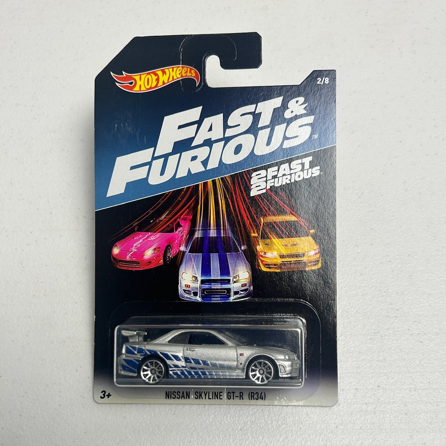 Hot Wheels 1:64 Fast & Furious 2 Fast 2 Furious Nissan Skyline GT-R (R34)