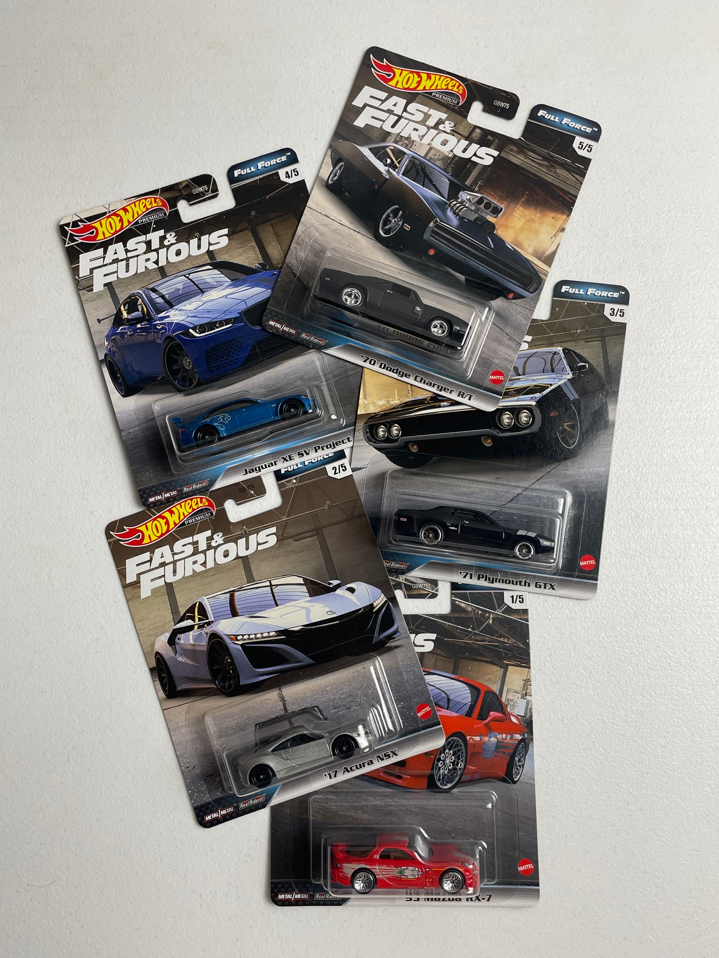 Hot Wheels 1:64 Fast & Furious Full Force