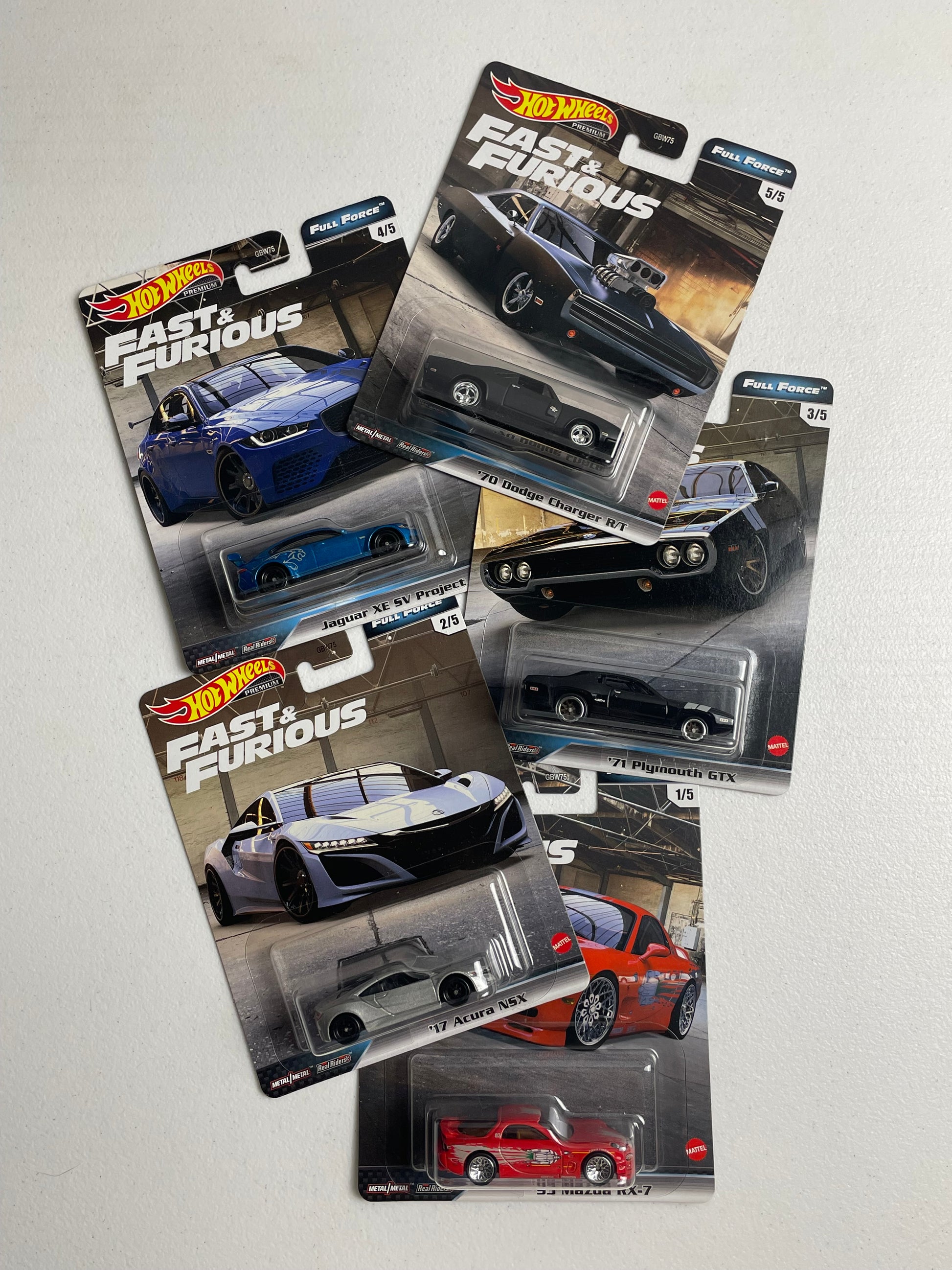 Hot Wheels 1:64 Fast & Furious Full Force