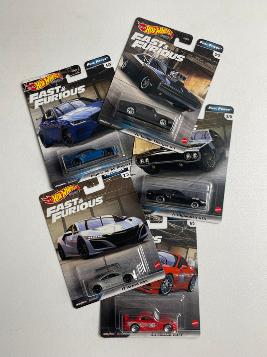 Hot Wheels 1:64 Fast & Furious Full Force
