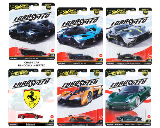 Hot Wheels 1:64 Car Culture 2025 Case L - Euro Speed - Sealed Case