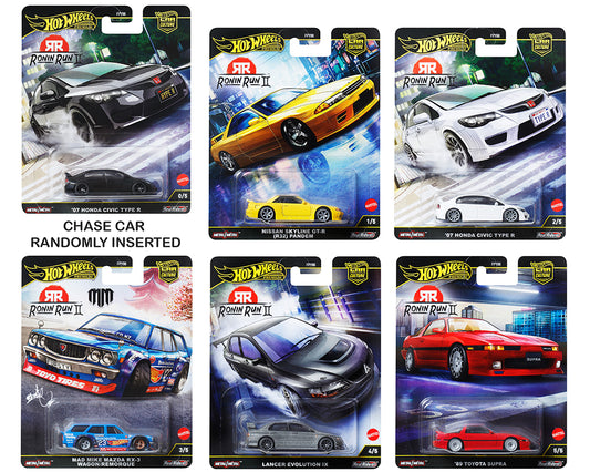 (PRE-ORDER) Hot Wheels 1:64 Car Culture 2025 M Case – Ronin Run II - Sealed Case