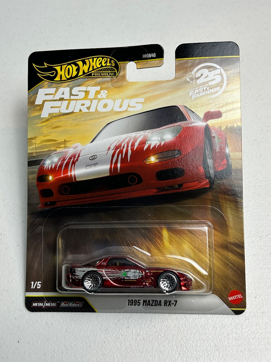 Hot Wheels 1:64 Fast & Furious Mazda RX-7 25th Anniversary Chase