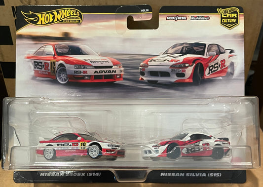 Hot Wheels Car Culture 2-Pack Nissan 240SX (S14)/Nissan Silvia (S15)