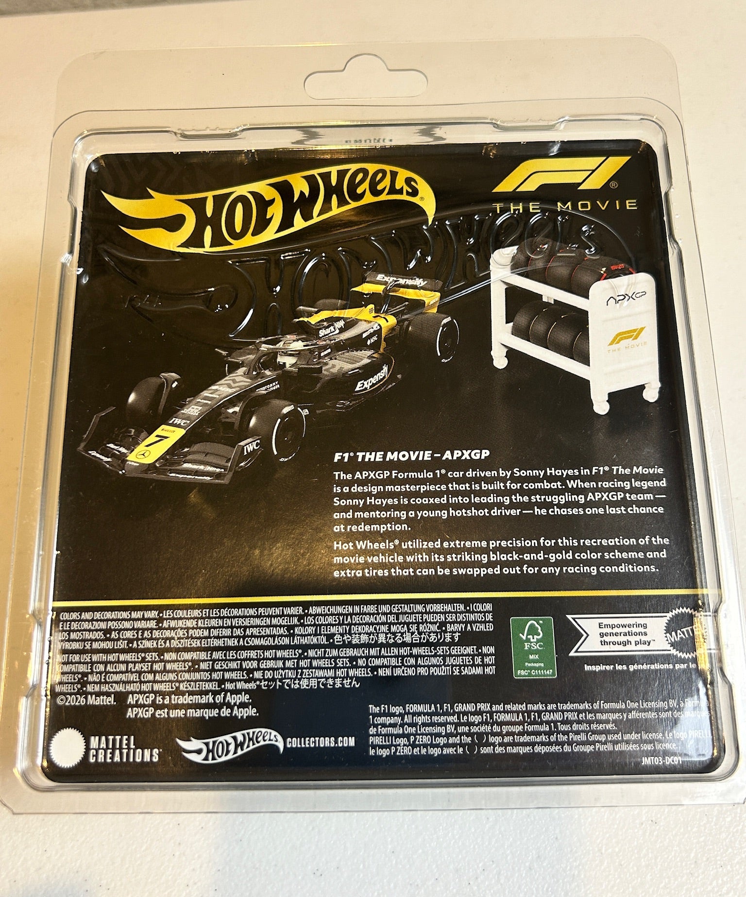 Hot Wheels 1:64 F1 The Movie - APXGP