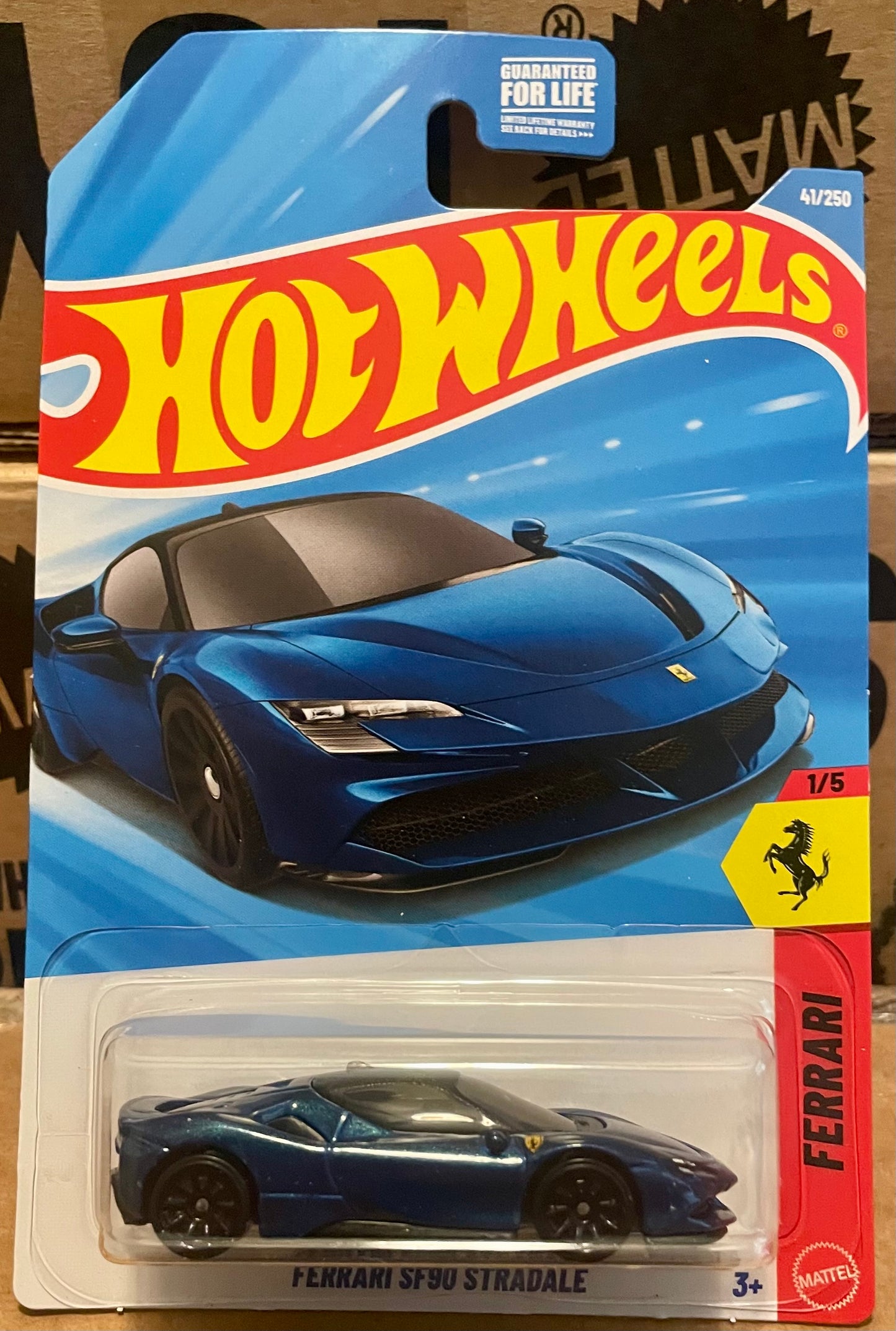 Hot Wheels Basic Ferrari SF90 Stradale Blue