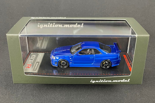 Ignition Model 1:64 Nissan Skyline GT-R (BNR34) Nismo Blue