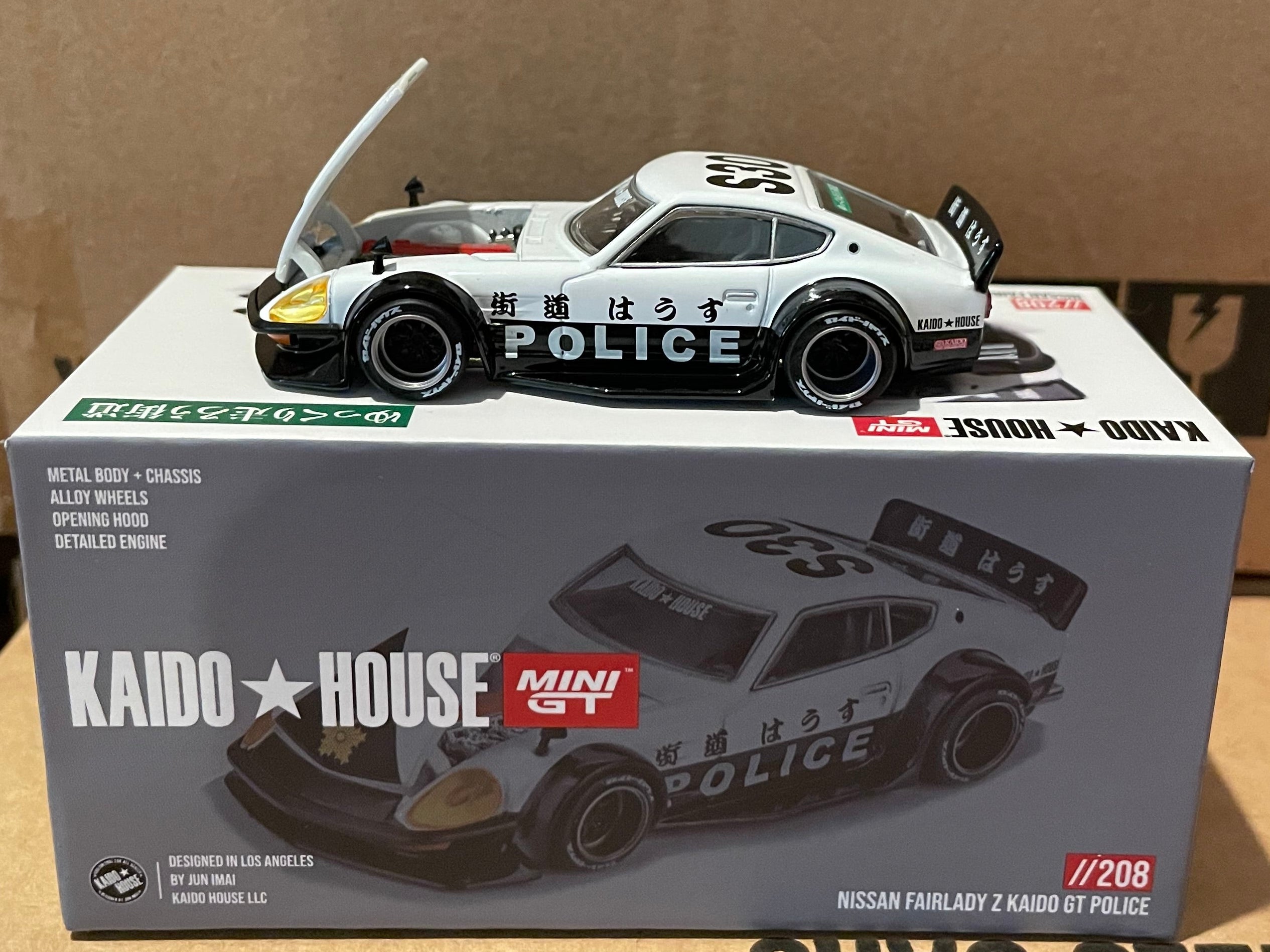 KaidoHouse x MiniGT 1:64 Nissan Fairlady Z GT Police – Rarityze