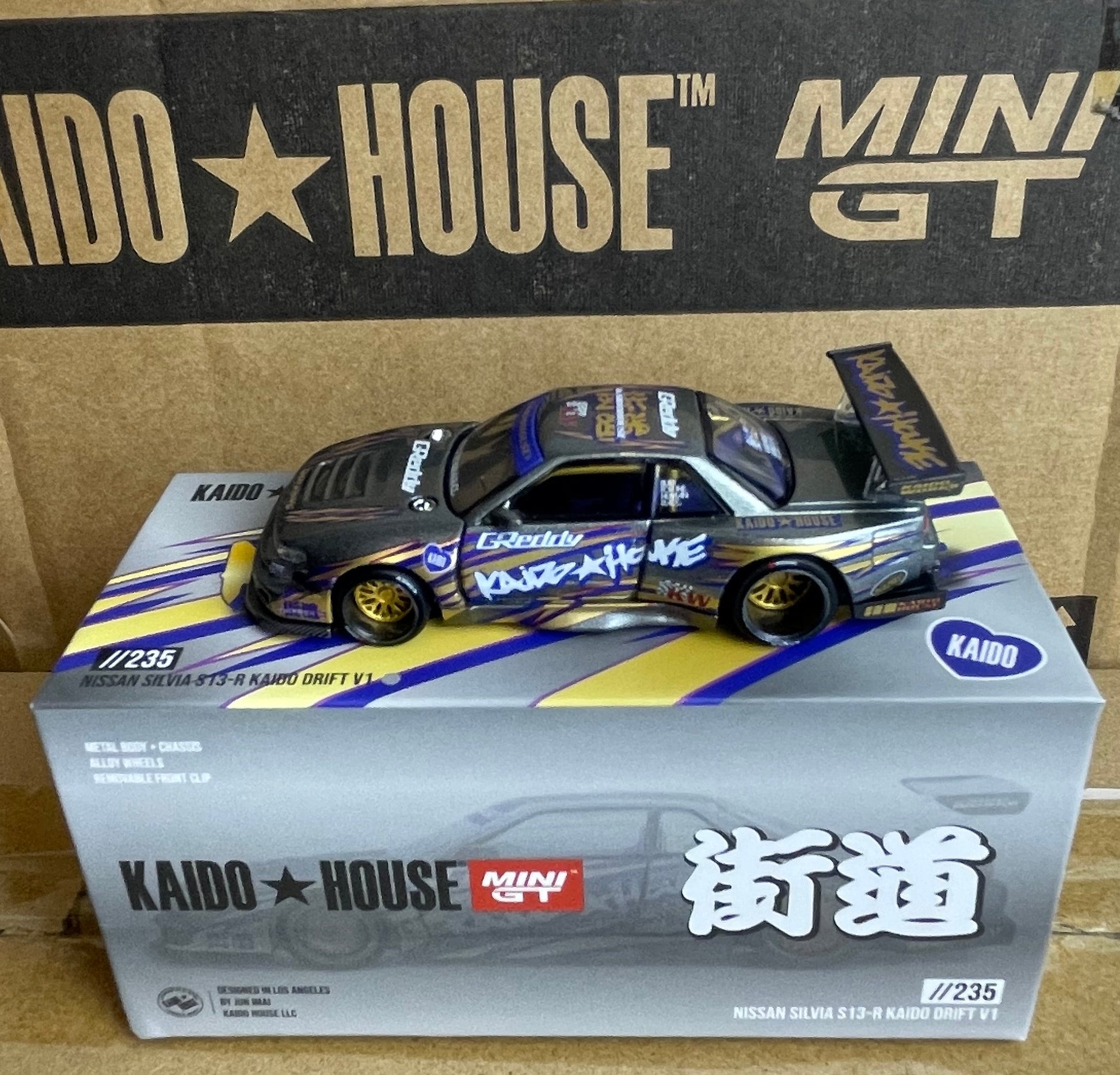 Kaidohouse 1:64 Nissan Silvia S13-R Drift V1