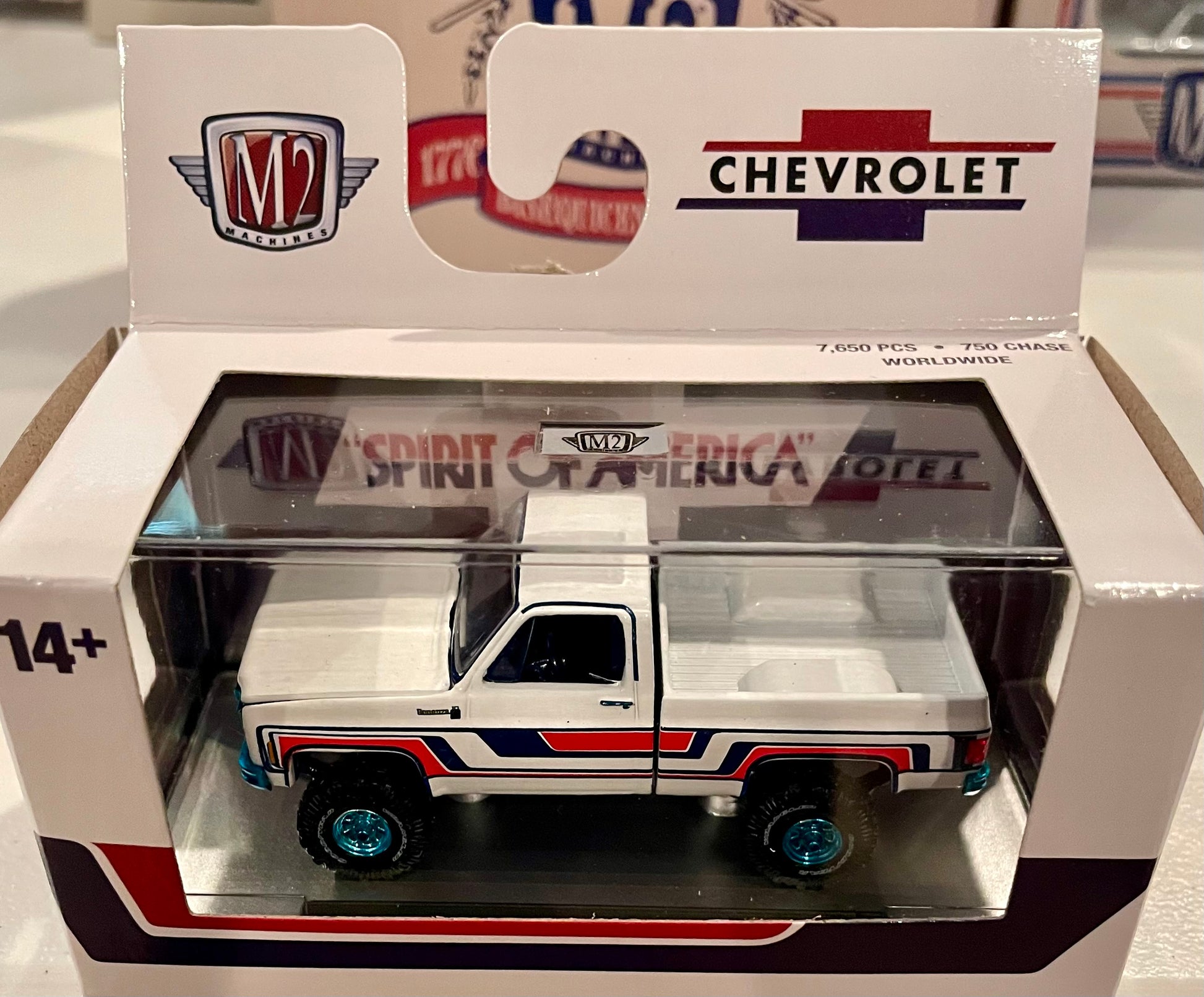M2 1:64 Chevy K-10 4x4 Spirit of 76 Chase